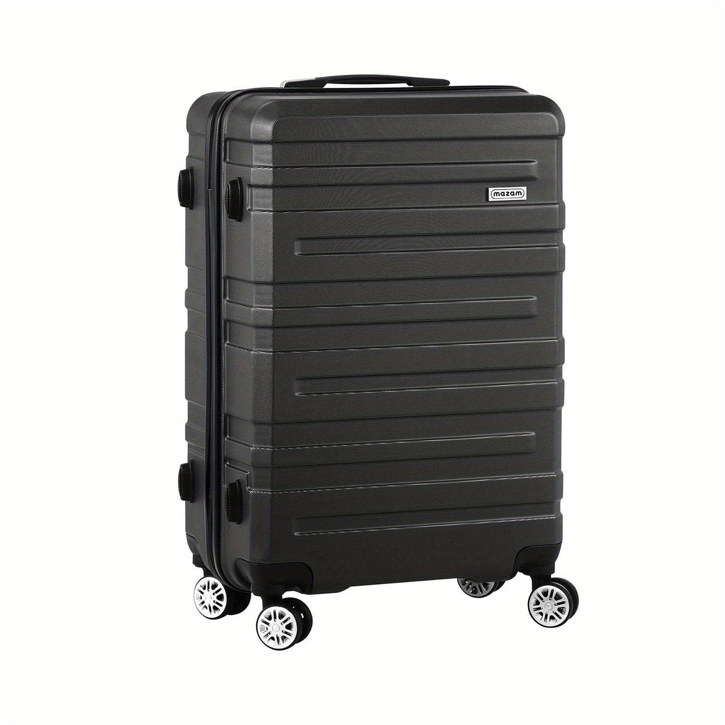 Suitcase with wheels - Travel TSA Lock - Hard Case Black