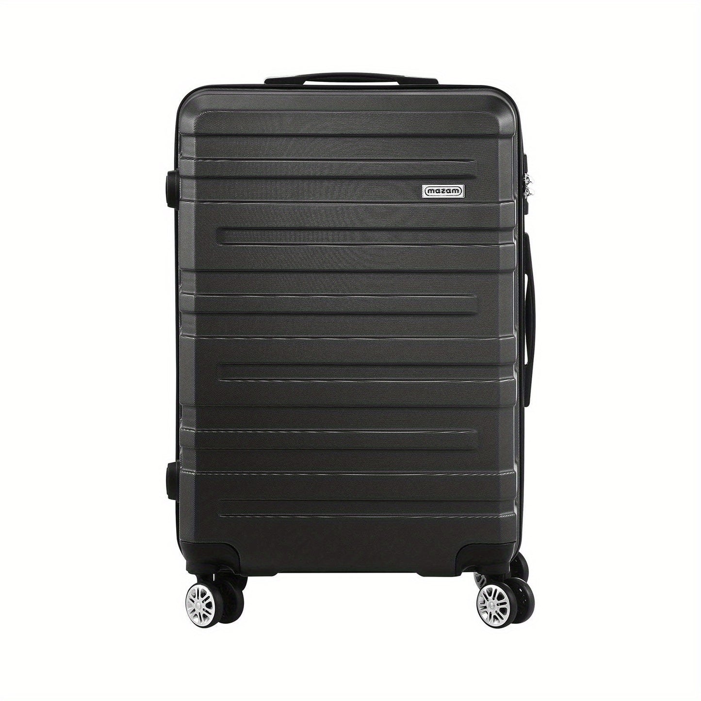 Suitcase with wheels - Travel TSA Lock - Hard Case Black