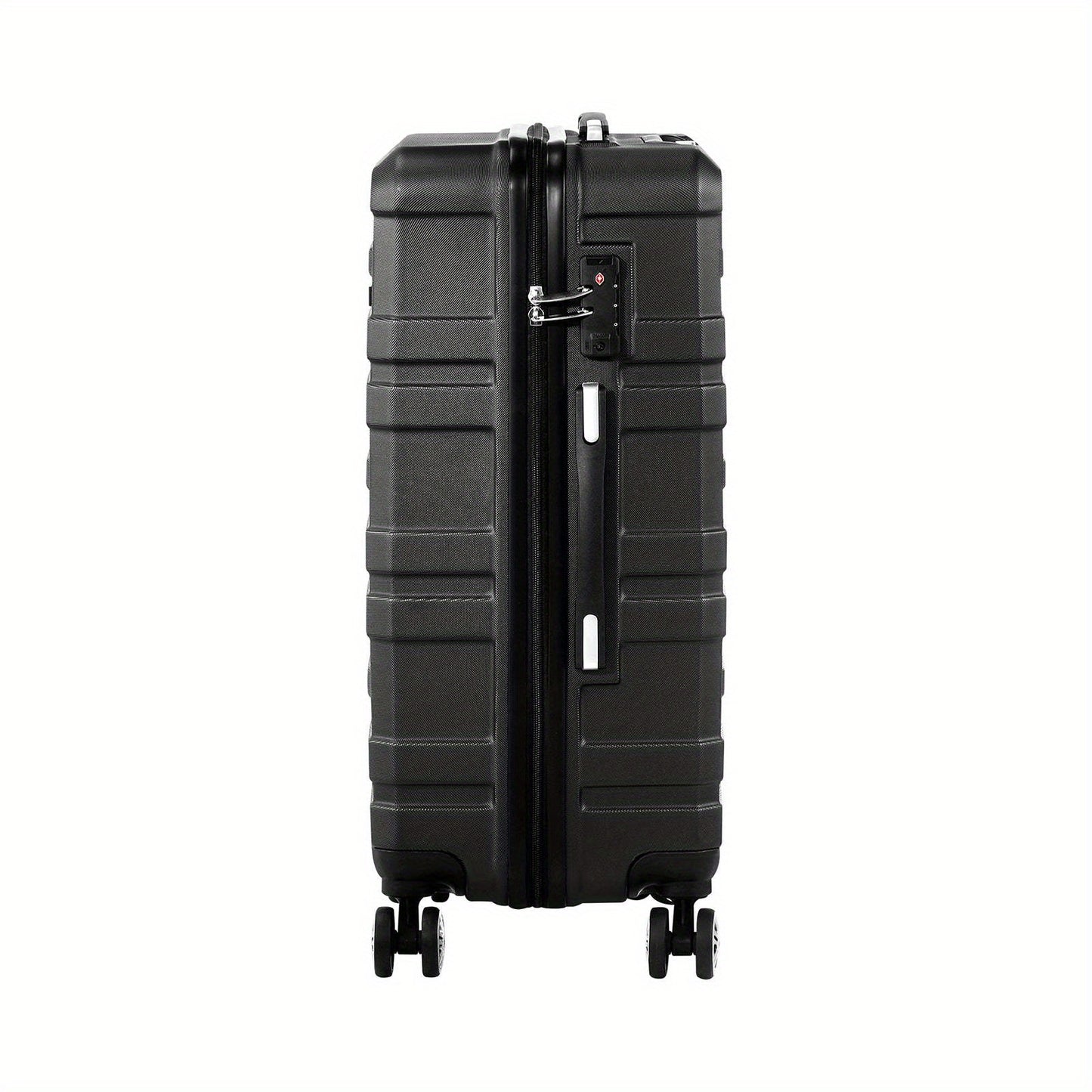 Suitcase with wheels - Travel TSA Lock - Hard Case Black