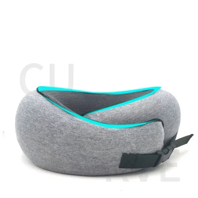 Travel Neck Memory Pillow - Cushion Durable U-shaped - Airplane Travel | Car | Rest| Relax