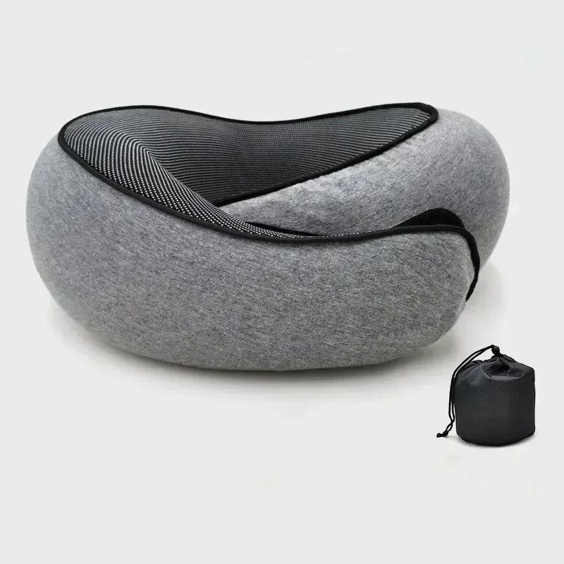 Travel Neck Memory Pillow - Cushion Durable U-shaped - Airplane Travel | Car | Rest| Relax