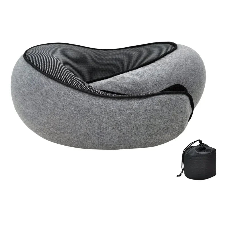 Travel Neck Memory Pillow - Cushion Durable U-shaped - Airplane Travel | Car | Rest| Relax