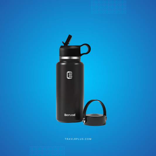 Berusd Insulated Sports Water Bottle - Stainless Steel