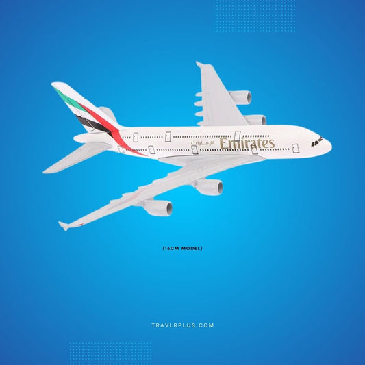 Airbus A380 Aircraft Model - Emirates A380 - Replica - 16cm 1:400 Scale Metal - Aviation Model